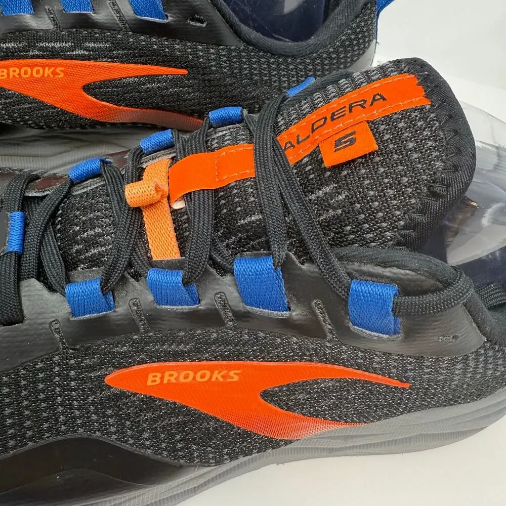 Brooks Caldera Trail Shoes Men's Size 11.5 Black Orange Trail Running Outdoor - Picture 4 of 12